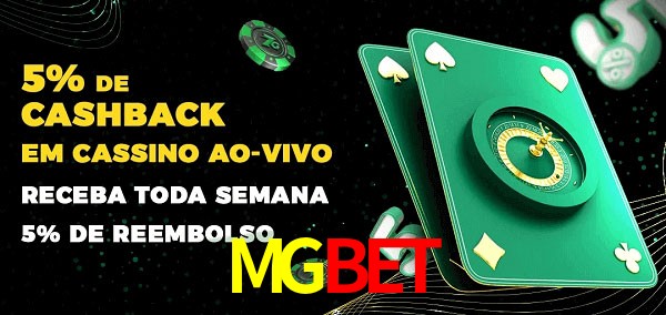 Promoções do cassino ao Vivo MGBET
